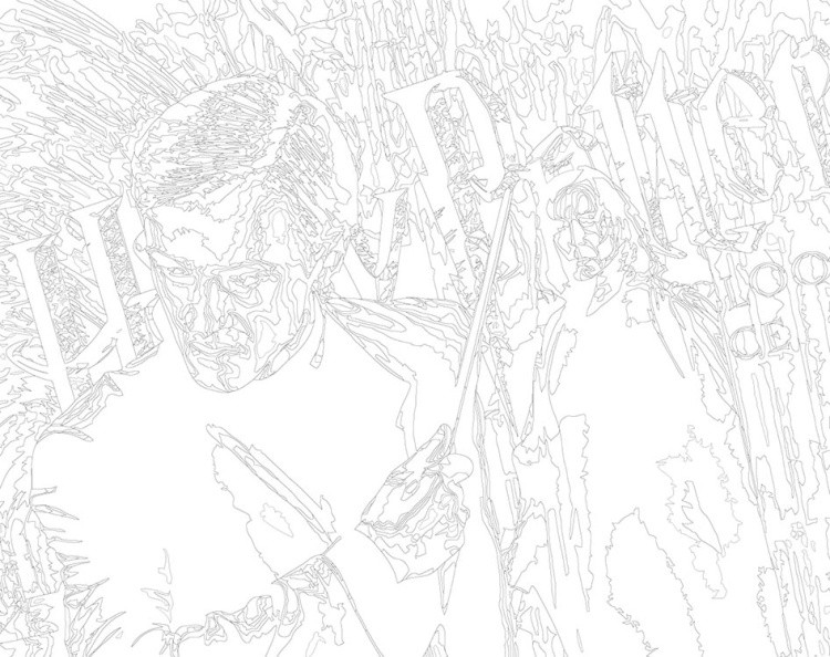 Картина по номерам «Гарри Поттер: Драко Малфой и Северус Снейп» — картинка 3