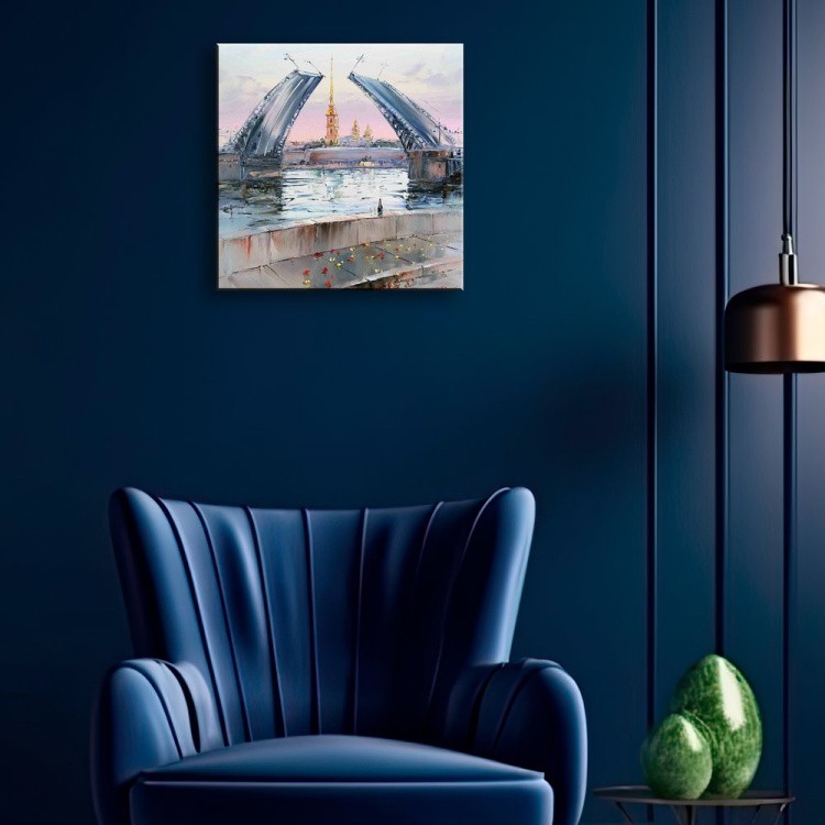 Картина по номерам «Санкт-Петербург. Дворцовый мост» — картинка 3