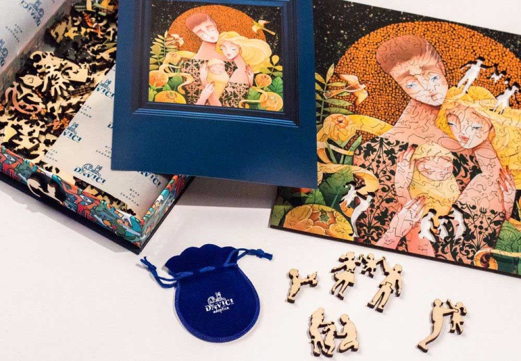 Деревянные пазлы DAVICI «Золотое солнце» — картинка 3