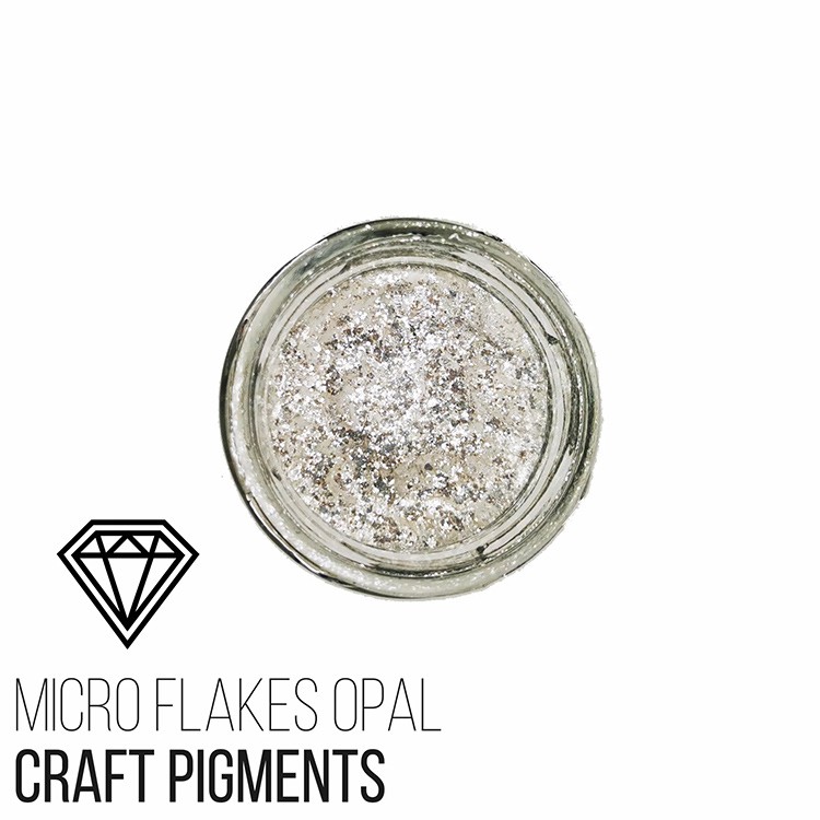 Пигмент минеральный MicroFlakes Opal 25 мл, CraftPigments