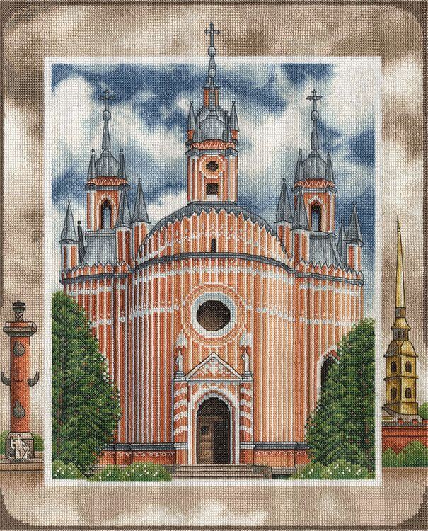 Набор для вышивания «Чесменская церковь в Санкт-Петербурге»