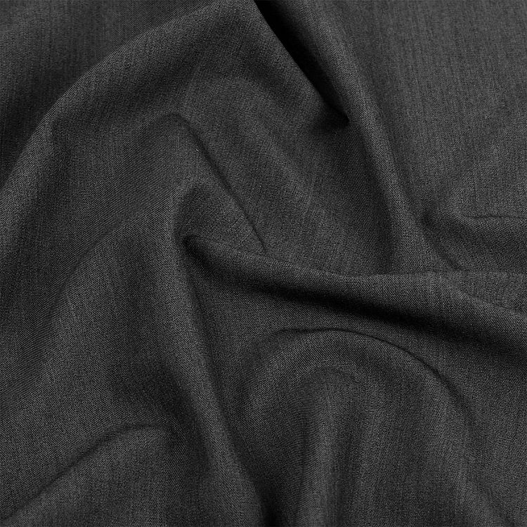 Ткань Костюмная Гальяно, 1 м х 150 см, 200 г/м², цвет: темно-серый меланж, TBY — картинка 4
