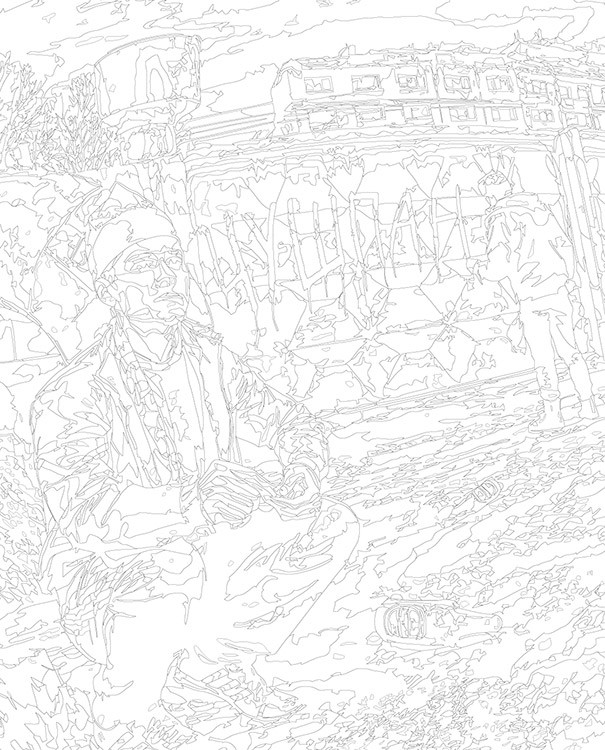 Картина по номерам «Слово пацана Кровь на асфальте: Чушпан» — картинка 3