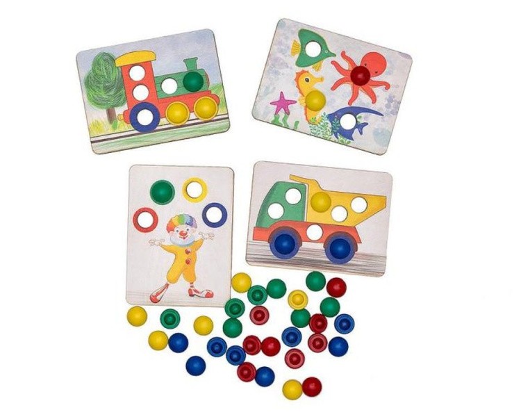 Развивающее пособие из дерева «Волшебный комодик. Книжные странички» — картинка 3