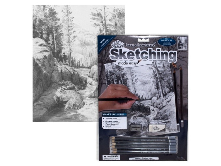 Набор для скетчинга «Ручей в лесу» — картинка 2