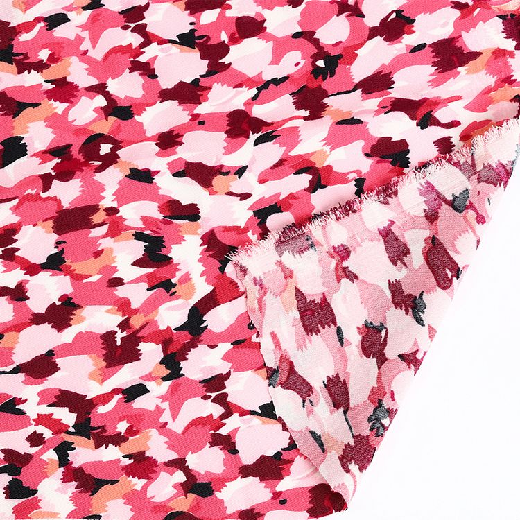 Ткань Софт, 5 м, ширина 150 см, 105 г/м2, цвет: розовый, принт, TBY — картинка 3