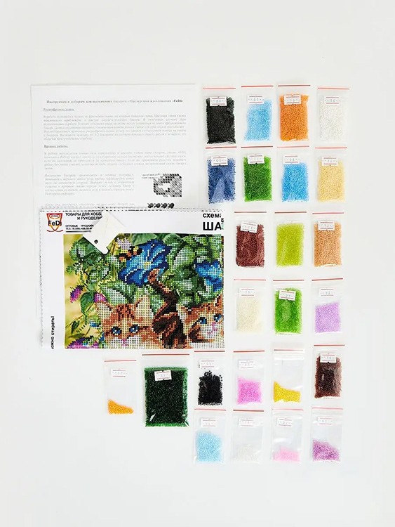 Набор вышивки бисером «Шалуны» — картинка 3