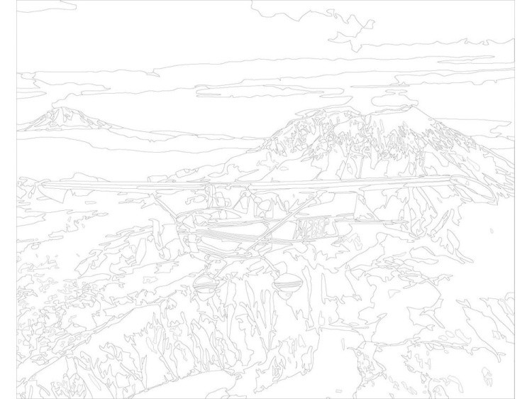 Картина по номерам «Полёт» — картинка 3