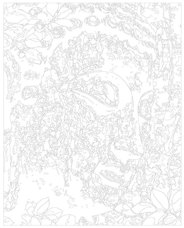 Картина по номерам «Религия буддизм: Будда лицо, статуя» — картинка 3