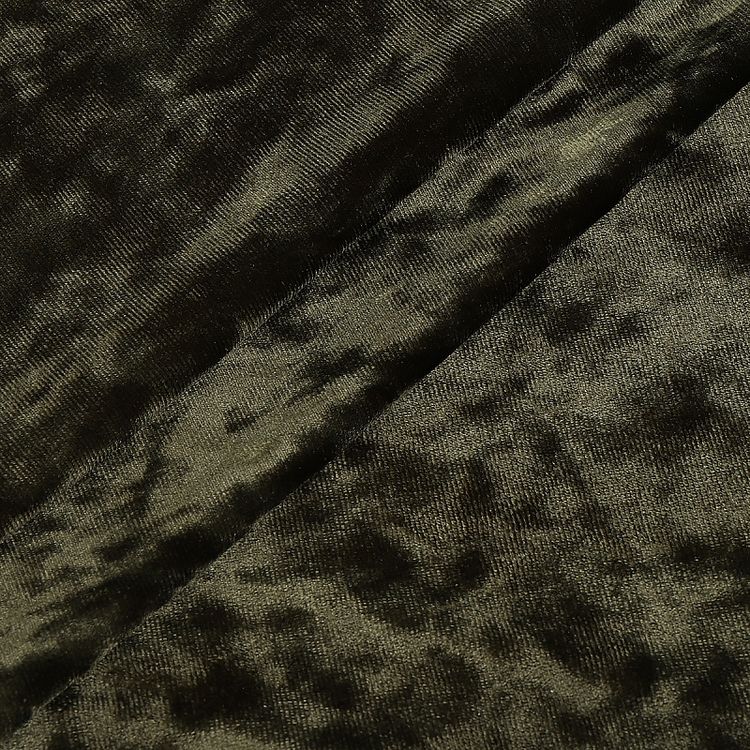 Бархат мраморный 6 м, ширина 150 см, 240 г/м2, цвет: 30 оливковый, TBY — картинка 3