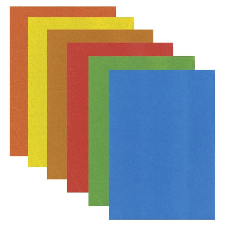 Картон цветной А4 бархатный, 7 л., 7 цв., 180 г/м2, Остров Сокровищ — картинка 2