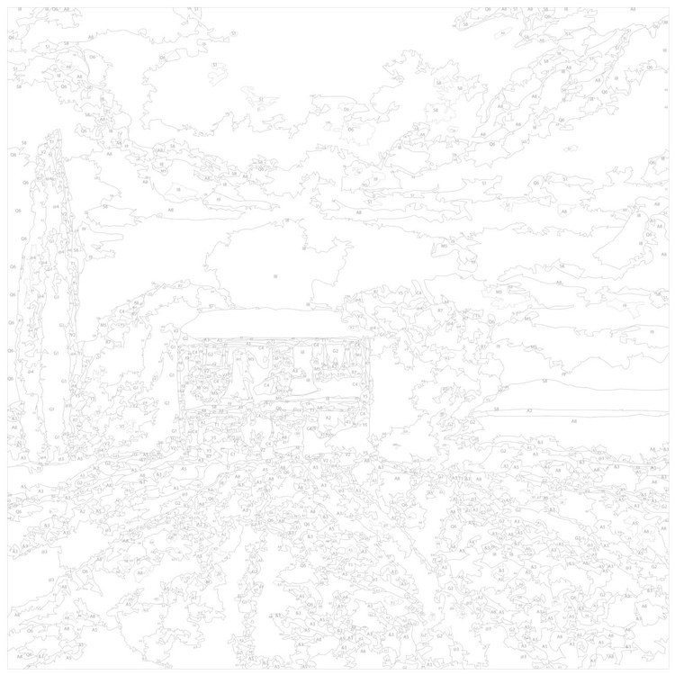 Картина по номерам «Домик в лавандовом поле» — картинка 3