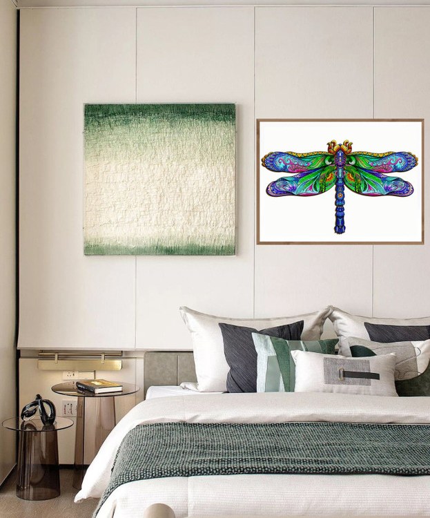 Деревянные пазлы «Стремительная Стрекоза XL», Woodbests — картинка 8