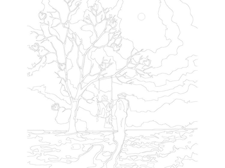 Картина по номерам «Свидание на закате» — картинка 3