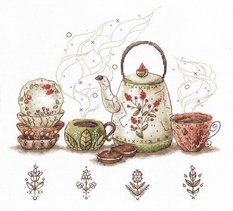Набор для вышивания «Хранители чая»