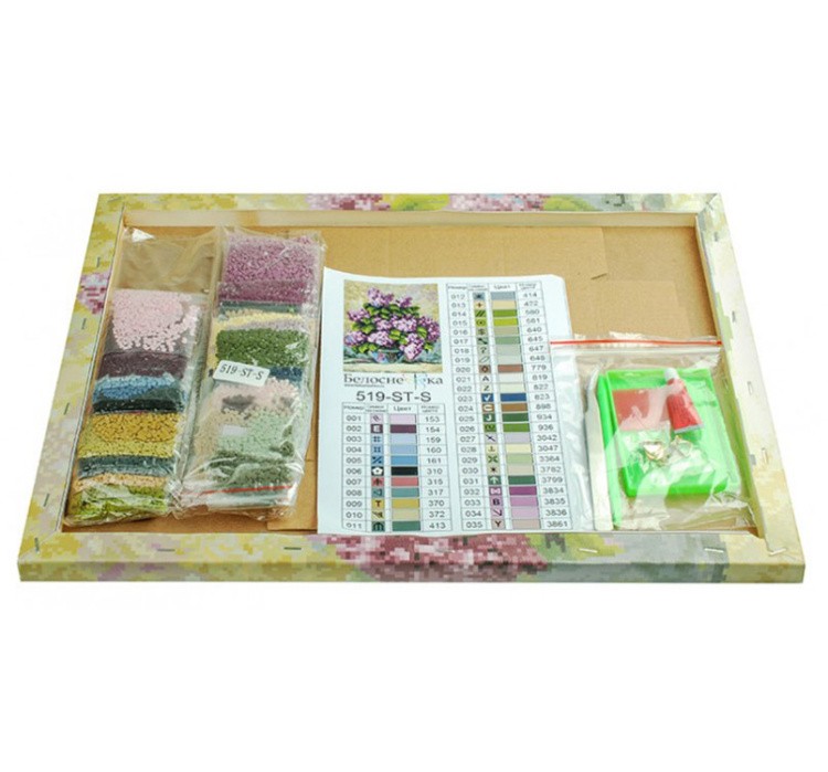 Алмазная вышивка «Дивная сирень» — картинка 3