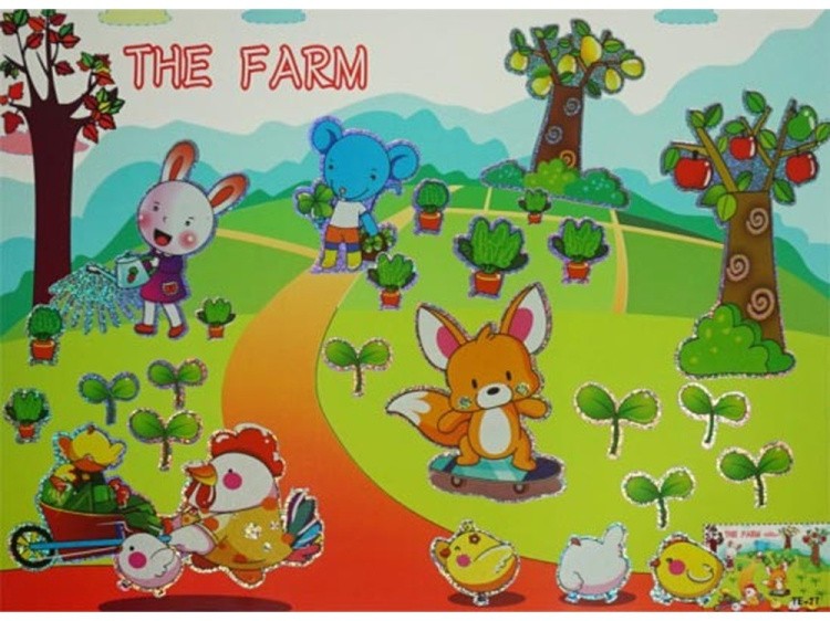 Мозаика из стикеров «Веселые зверята» — картинка 3