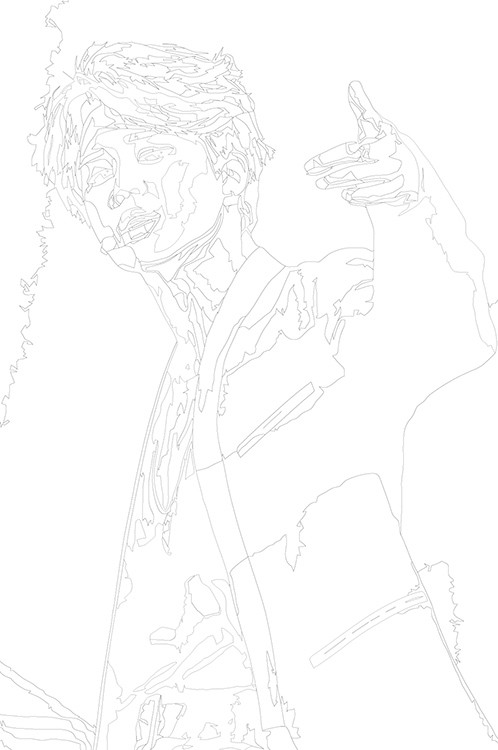 Картина по номерам «Корейская K-POP группа BTS Чимин» — картинка 3