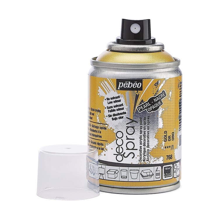 Краска на водной основе decoSpray, 093768 Под золото — картинка 2