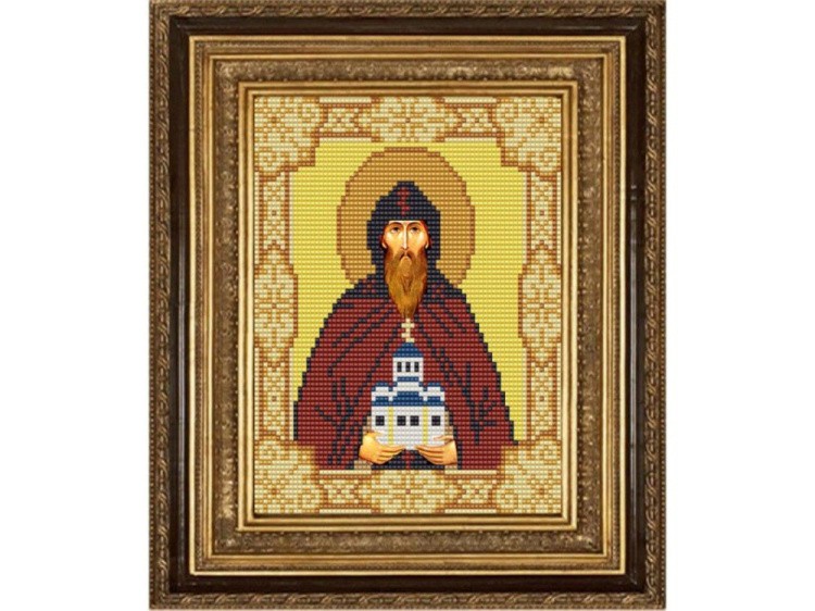 Рисунок на ткани «Св.Даниил Московский»