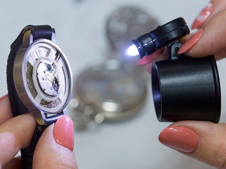 Лупа часовая с подсветкой, увеличение Х6, FERSTEL — картинка 4