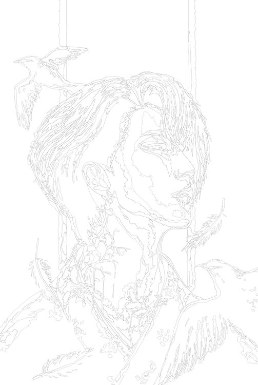 Картина по номерам «Stray Kids Стрей Кидс: Хан Джисон Арт» — картинка 2