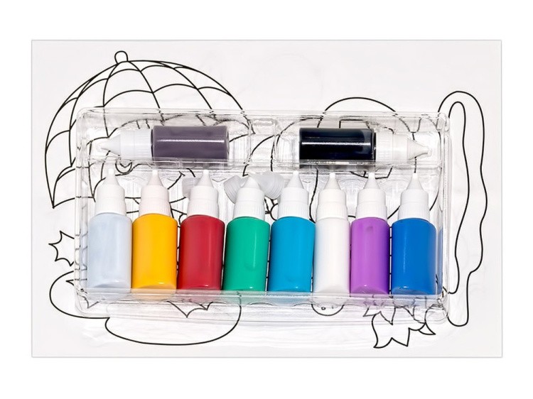 Набор красок «Витраж», 10 шт. — картинка 2