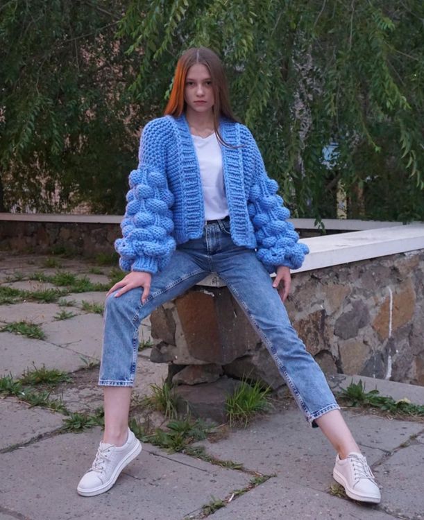 Пряжа YarnArt Alpine Maxi (670), оливковый, 5 шт. по 250 г — картинка 3