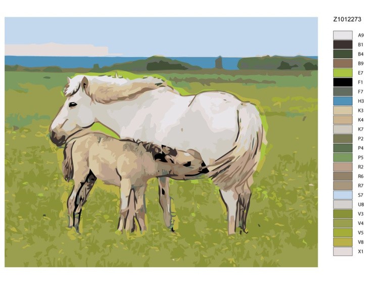 Картина по номерам «Молоко матери» — картинка 2