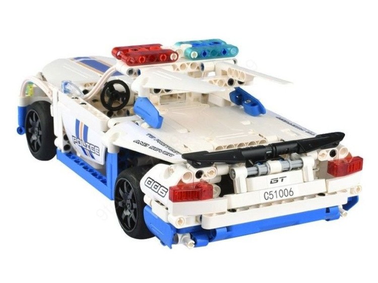 Конструктор Cada Technics полицейская машина, 430 деталей — картинка 3