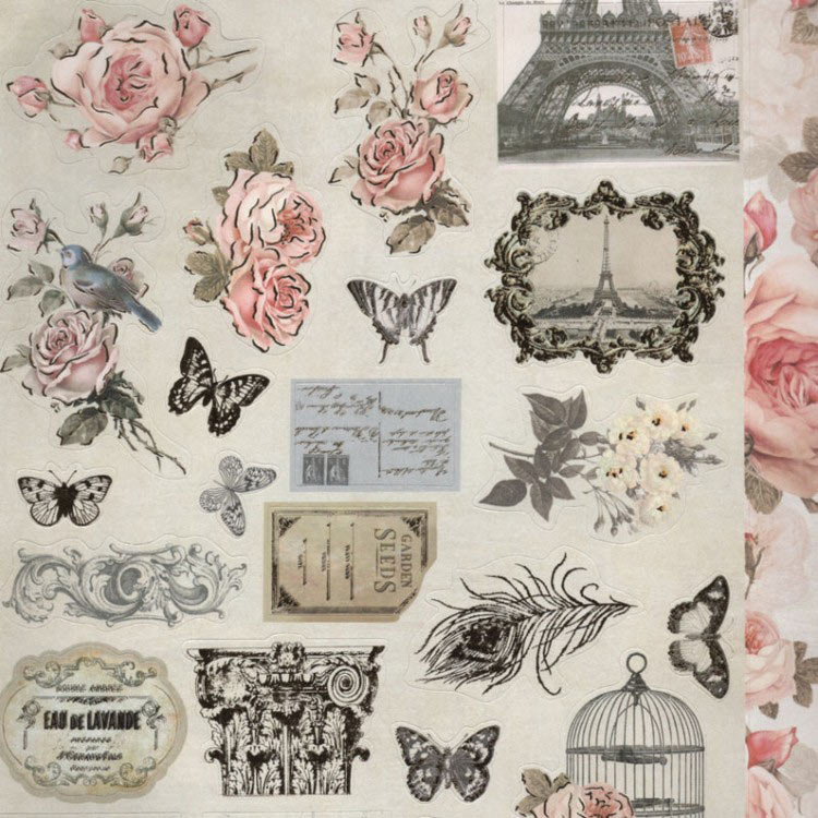 Набор бумаги «Розовая сказка» — картинка 9