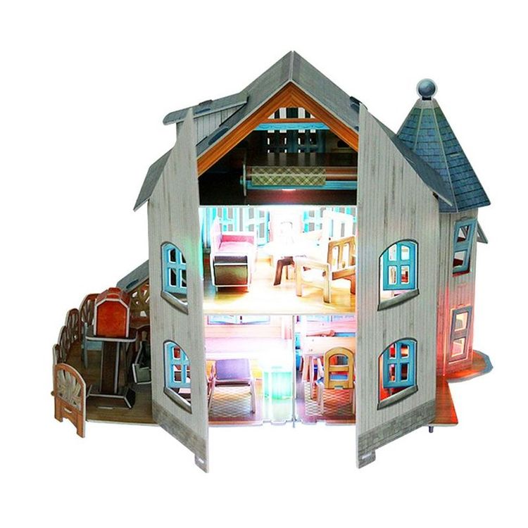 3D-пазл CubicFun Загородный дом — картинка 4