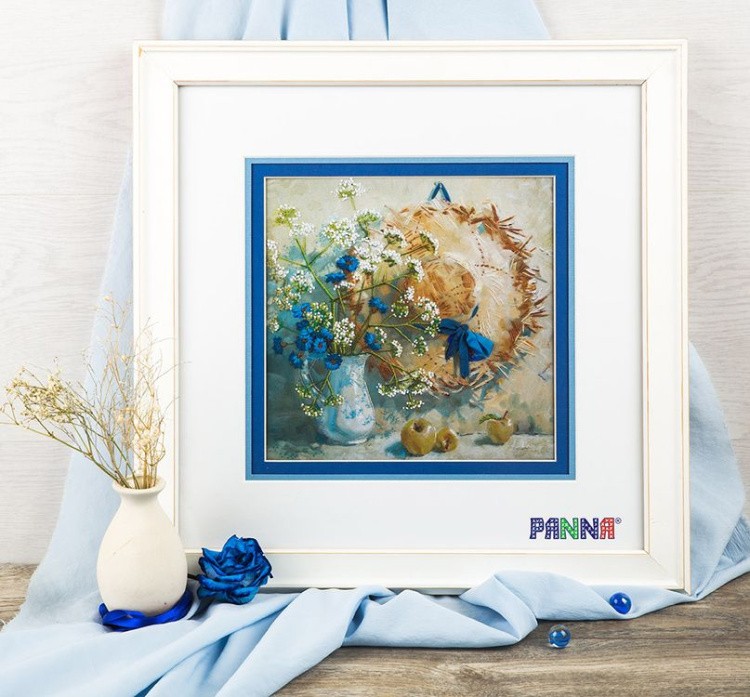 Вышивка лентами «Соломенное утро» — картинка 2