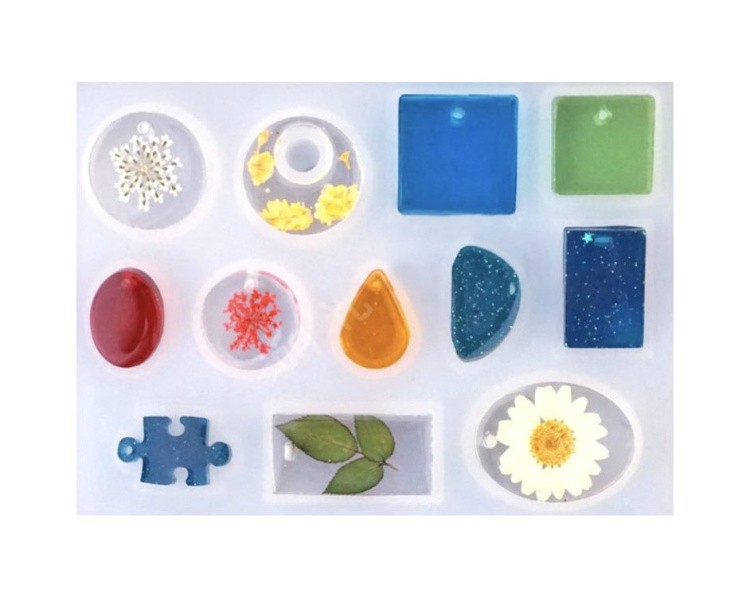 Силиконовый молд для кулонов, 13х15 см — картинка 2