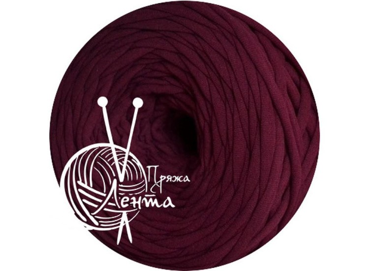 Пряжа Лента (марсала) 330-380 г — картинка 2