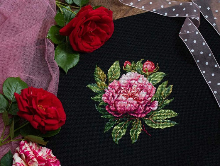 Набор для вышивания «Пион Peter Brand» — картинка 3