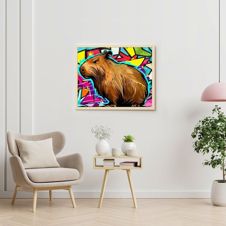 Картина по номерам «Капибара Арт» — картинка 4