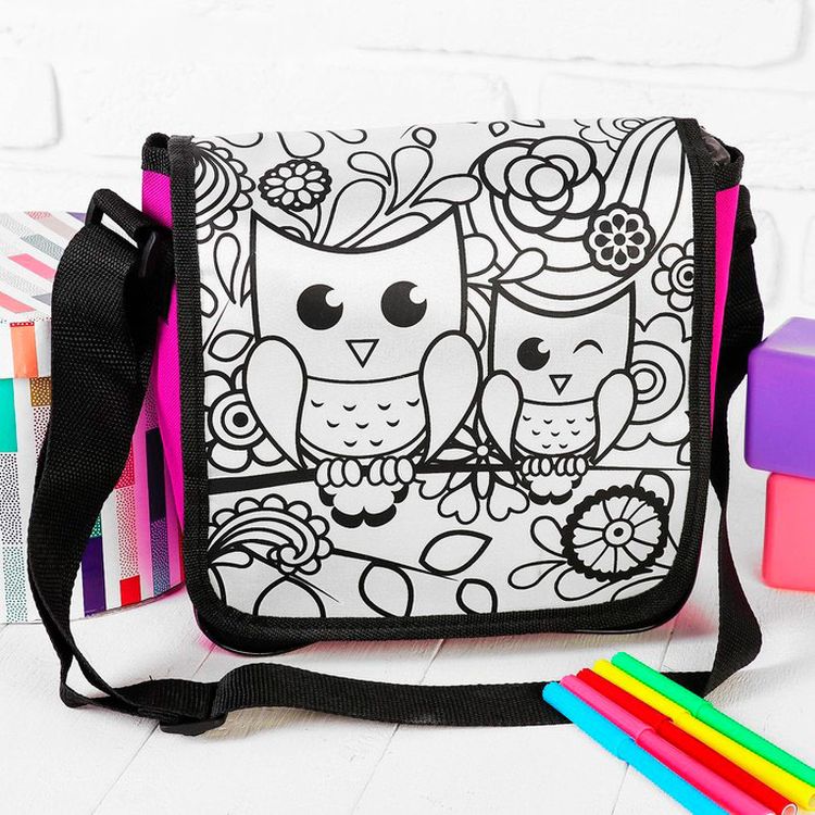 Сумка-раскраска «Совята» — картинка 2