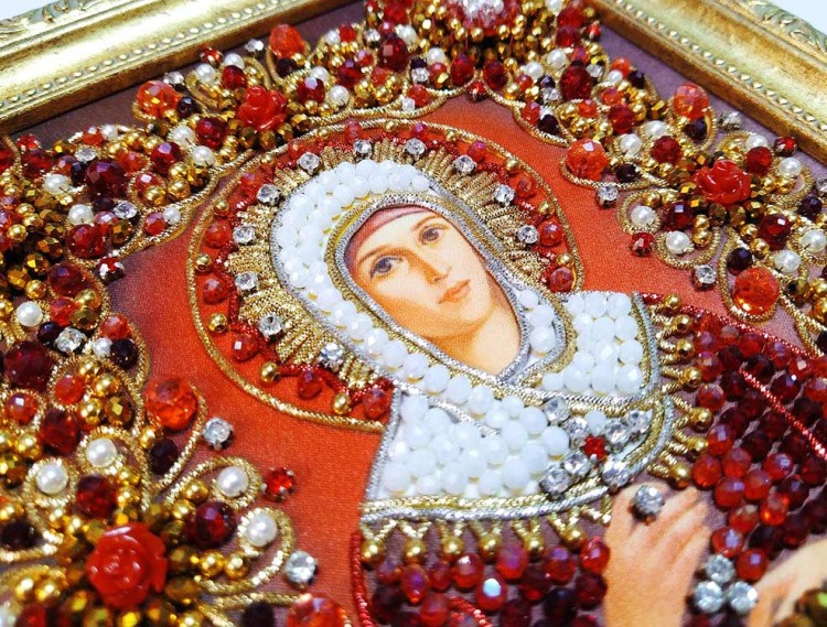 Набор для вышивания хрустальными камнями «Святая Марина» — картинка 9