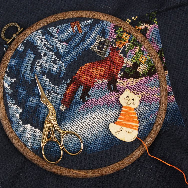 Бобина для ниток «Кот» — картинка 2