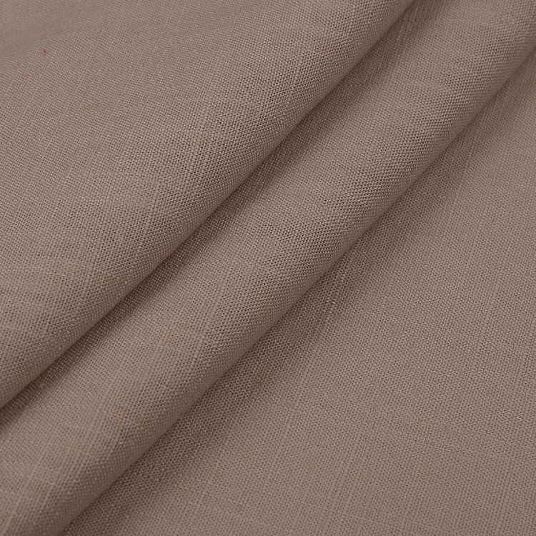 Ткань льняная, 1 м x 140 см, 190 г/м², цвет: жемчуг, TBY — картинка 3