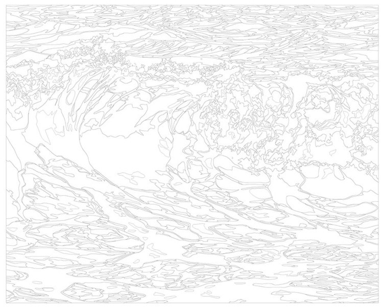 Картина по номерам «Море: Живописная волна» — картинка 3