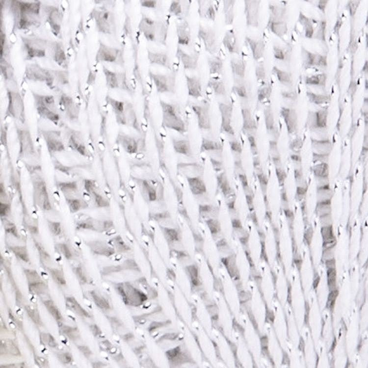 Пряжа YarnArt Violet Lurex (1000), ультрабелый-серебро, 5 шт. по 50 г — картинка 2