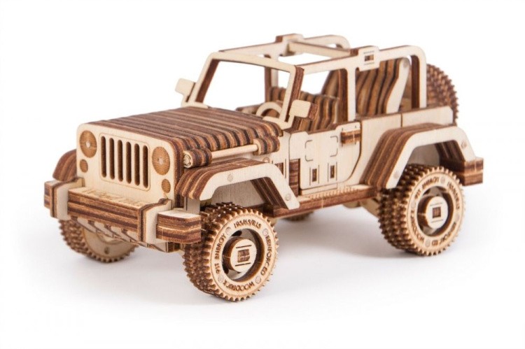 Механический 3D-пазл из дерева Набор машинок, Wood Trick
— картинка 5