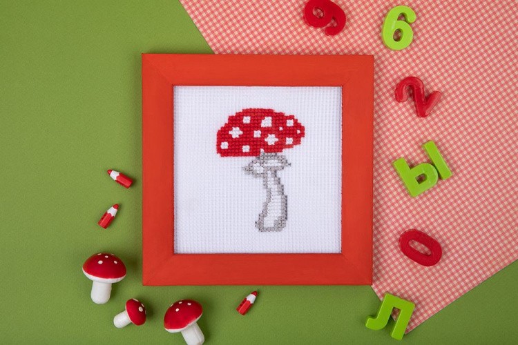 Набор для вышивания «Детские истории. Грибок» — картинка 3