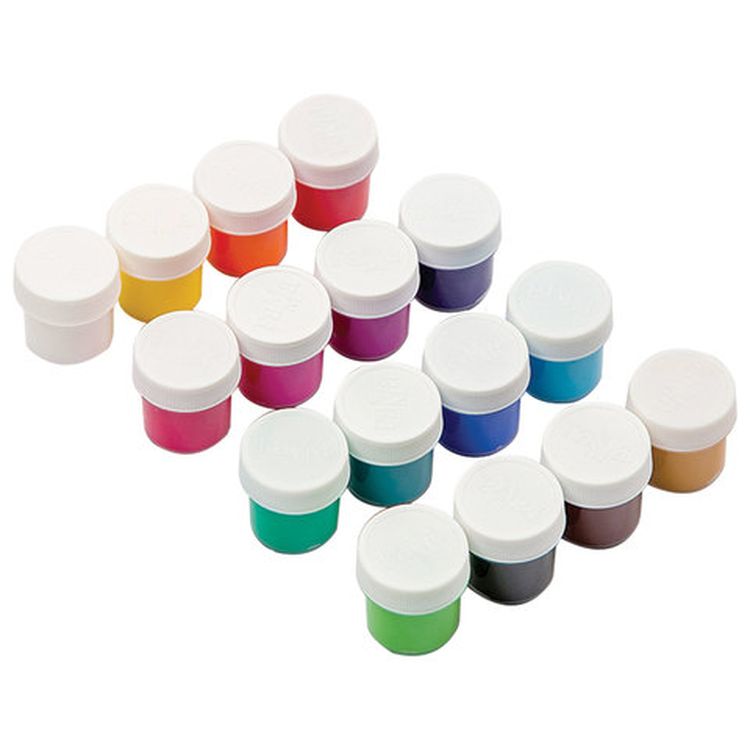 Гуашь Gamma «Классическая», 16 цв. по 20 мл, без кисти — картинка 2