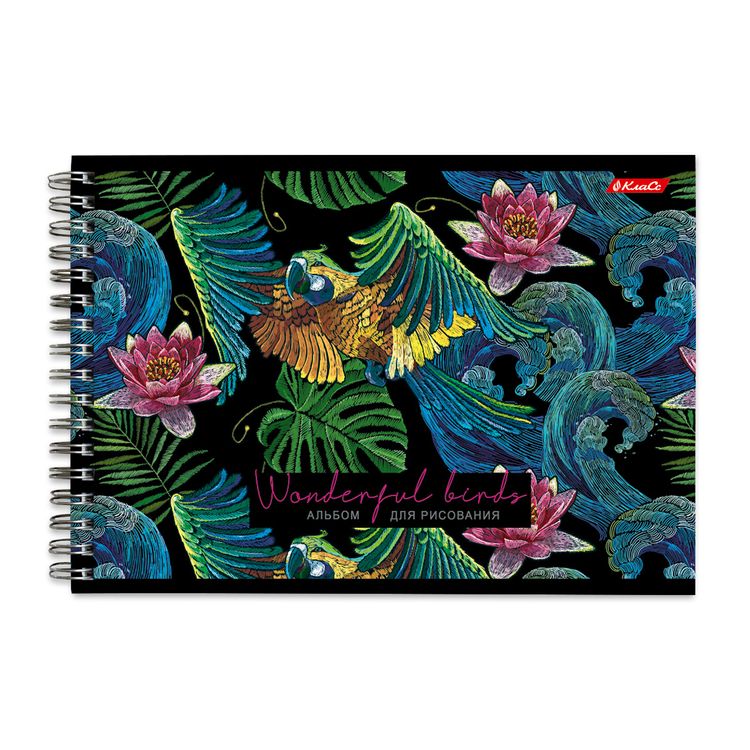 Альбом для рисования «Эдем», мат. ламинация, 100 г/м2, A4, на гребне, 4 альбома по 40 л., SVETOCH — картинка 4
