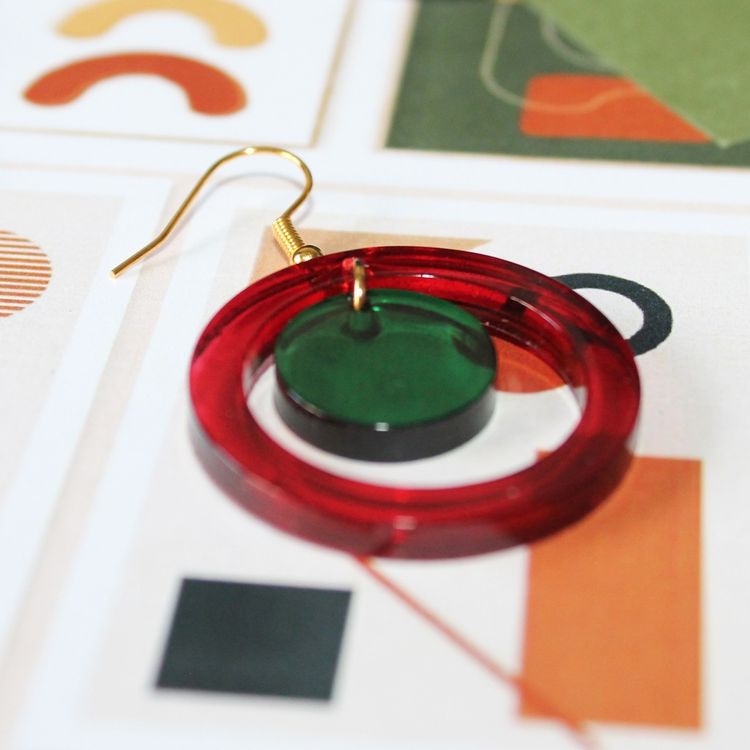 Набор для создания украшений из эпоксидной смолы «Серьги #5», FancyOn — картинка 3