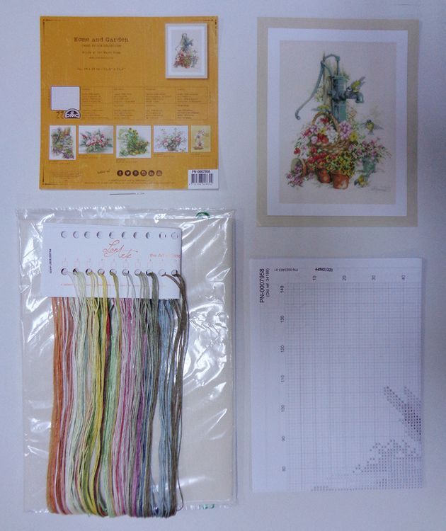 Набор для вышивания «Колонка в цветах» — картинка 3