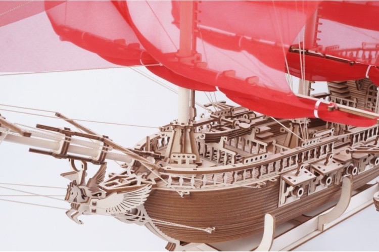 Конструктор из дерева «Корабль Пегас», Lemmo — картинка 3